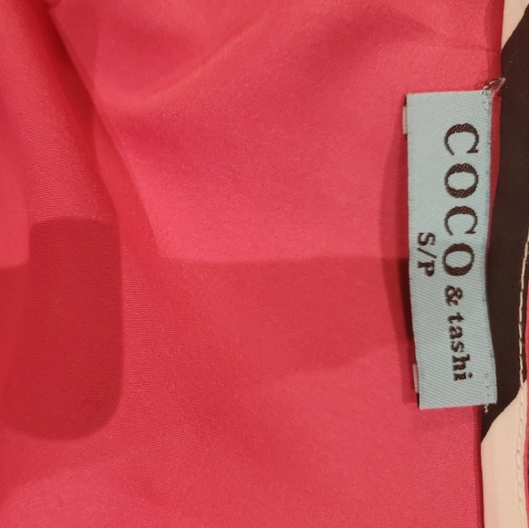 Coco & Tashi colorful satin dress - Picture 6 of 7